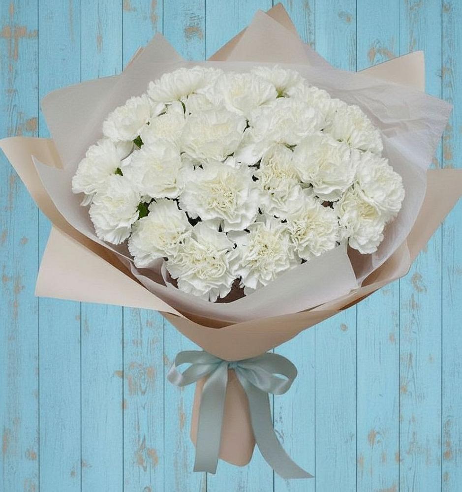 Букет цветов из: Гвоздики в Ельдигино