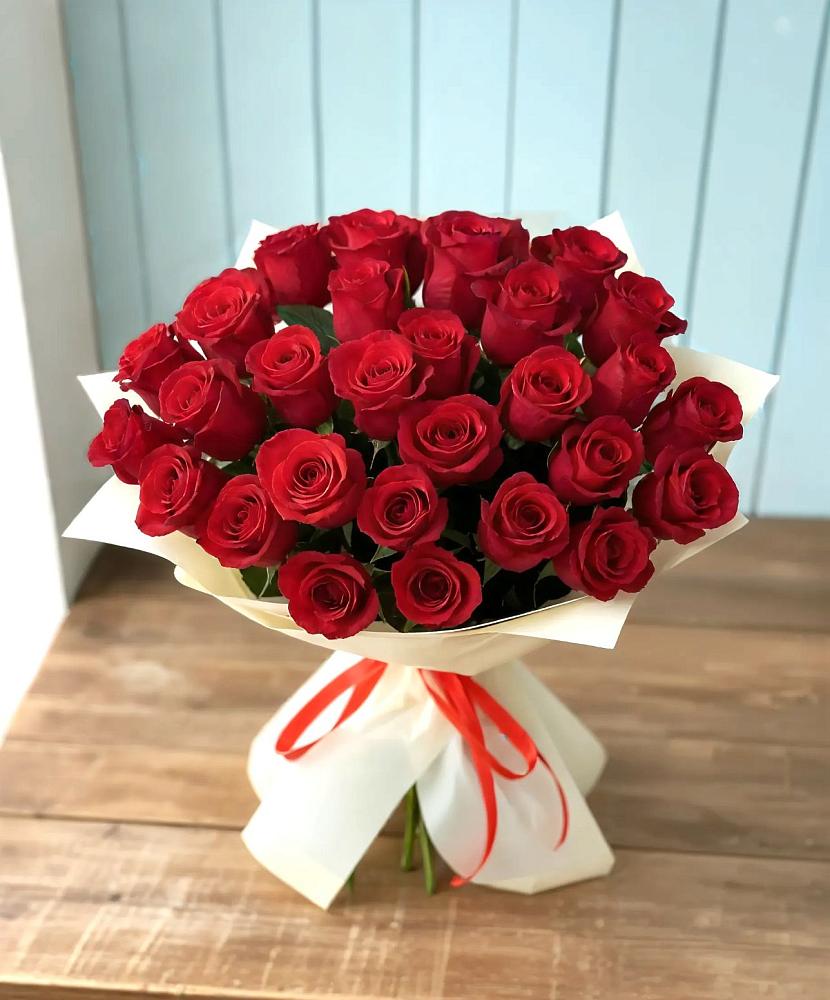 Букет 29 Красных роз в Ельдигино