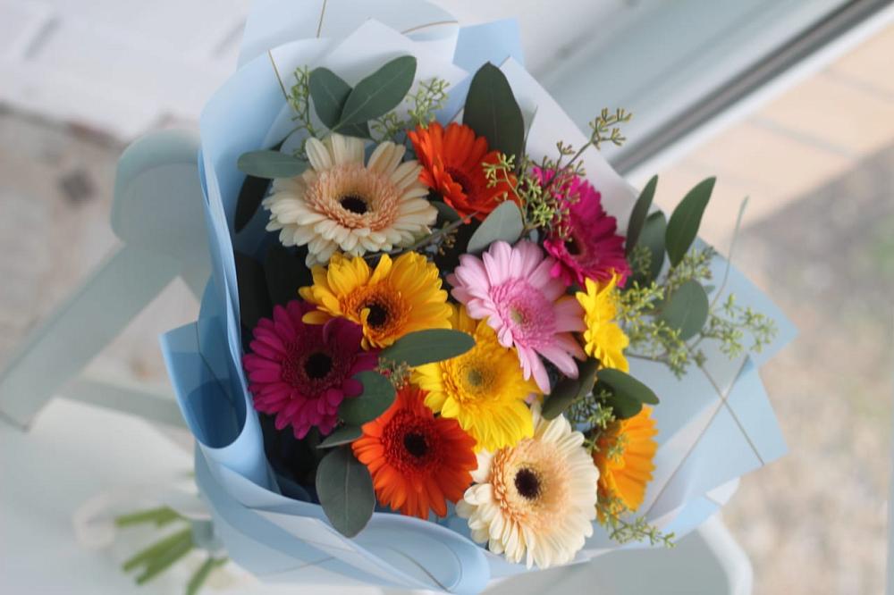 Букет цветов из: Герберы в Ельдигино