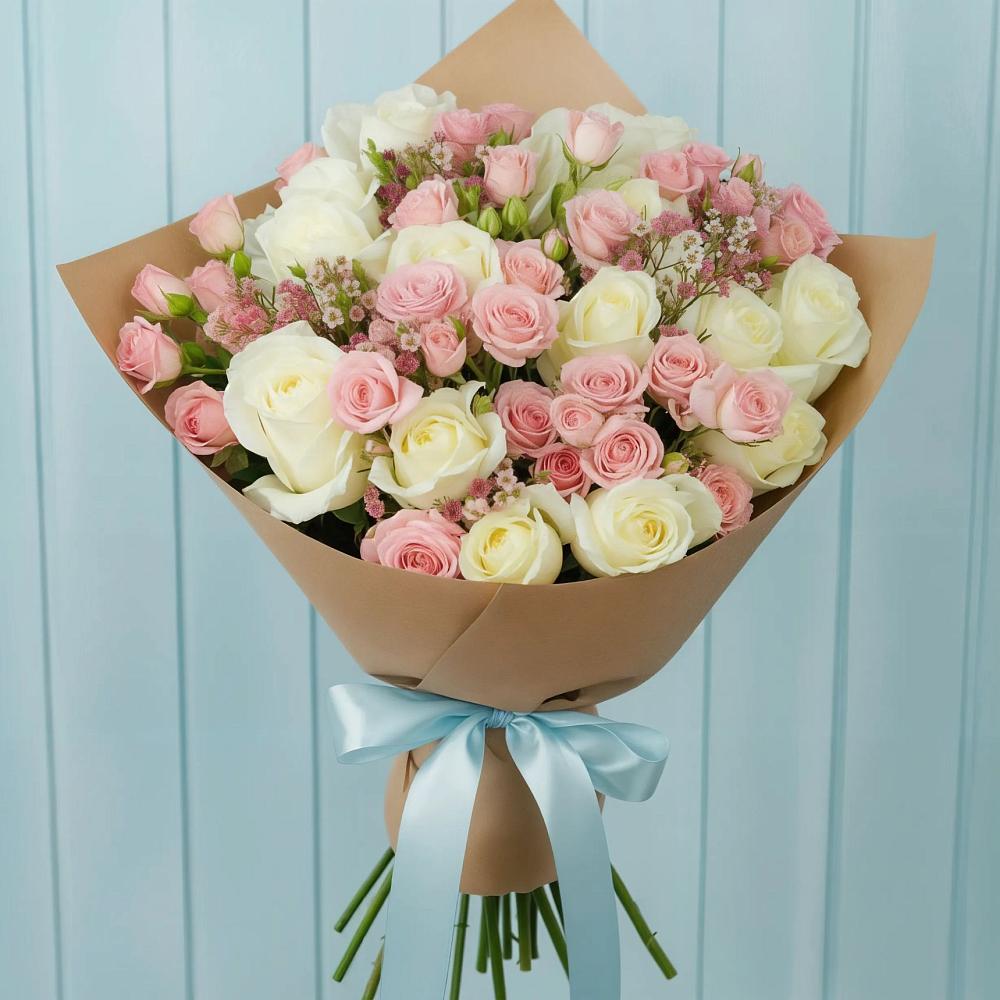 Букет цветов из: Розы в Ельдигино