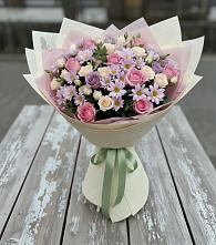 Букет цветов из:  Розы и Хризантемы #REPLACE_PRED# Ельдигино