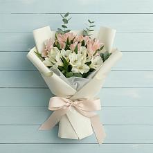 Букет цветов из:  Альстромерии в Ельдигино