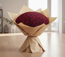 Букет 101 Красная роза в Ельдигино