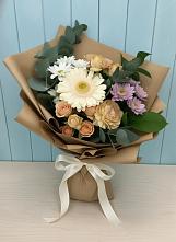Букет цветов из:  Герберы и Хризантемы #REPLACE_PRED# Ельдигино