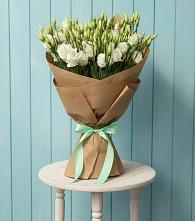 Букет цветов из:  Лизиантусы в Ельдигино