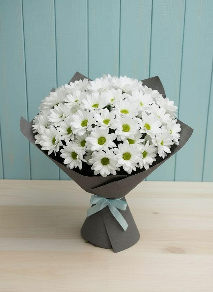 Букет цветов из: Хризантемы в Ельдигино