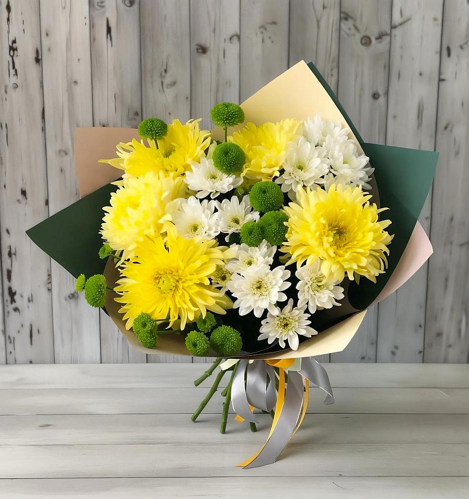 Букет цветов из: Хризантемы в Ельдигино