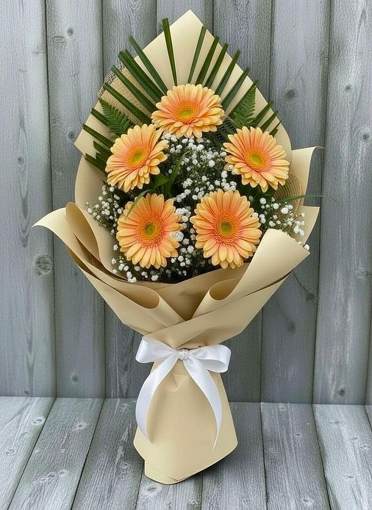 Букет цветов из: Герберы в Ельдигино
