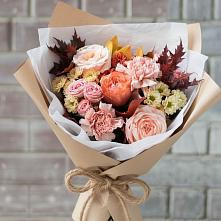 Букет цветов из:  Гвоздики, Хризантемы и Розы #REPLACE_PRED# Ельдигино