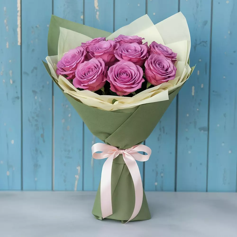 Букет Розы Фёрст Леди в Ельдигино